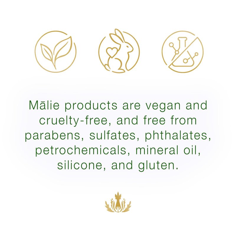 Mālie Organics Shampoo, Kōke‘e, 2.5 oz Travel Size, Daily Cleansing Shampoo for All Hair Types, Kukui Nut Oil + Macadamia Nut Oil, Vegan