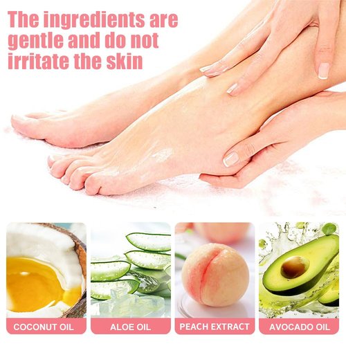 MOC LINK 60% Urea Cream plus 2% Salicylic Acid - 1.41 * 2 oz Urea Foot Hand Cream Stick for Removing and Smoothing Cracked Hands Elbows Feet Knees, Moisturizes and Hydrates the Dry Skin, Peach Scent