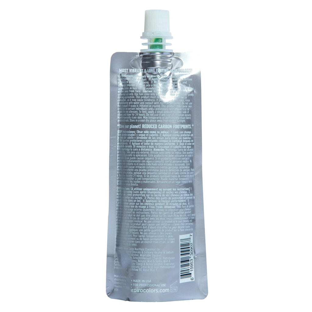 IROIRO Premium Natural Semi-Permanent Hair Color 350 Neon Green (8oz)
