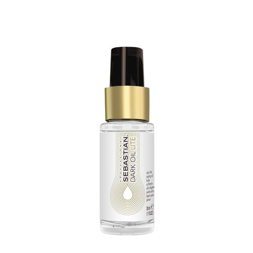 Sebastian Professional Dark Oil Lite - Ultra Light Styling Hair Oil | 1 Fl Oz for Smooth, Shiny Hair