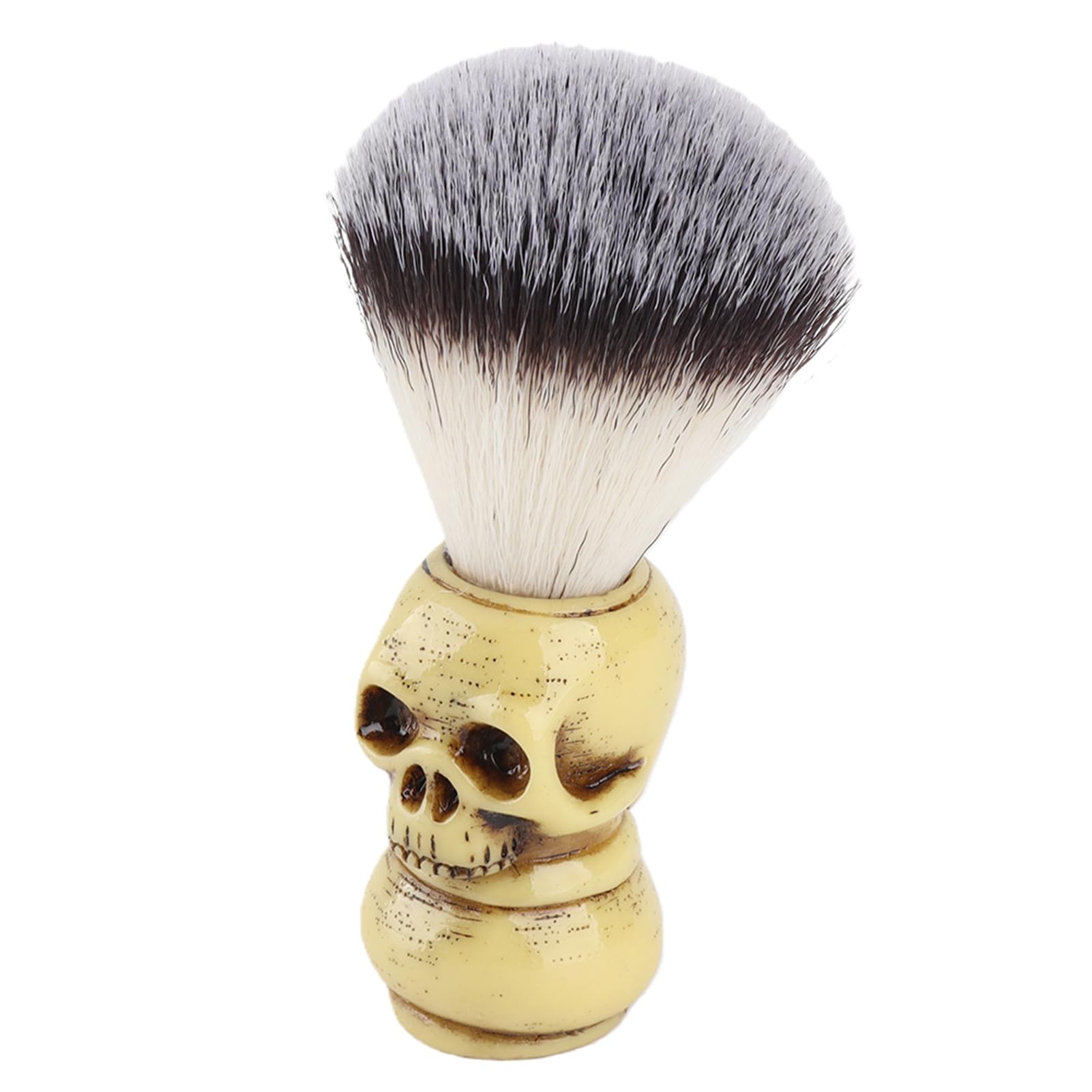 Shaving Brush, Hair Shave Brush, Skull Head Shape Mens Shaving Brush for Shaving Cream Foam or Soap