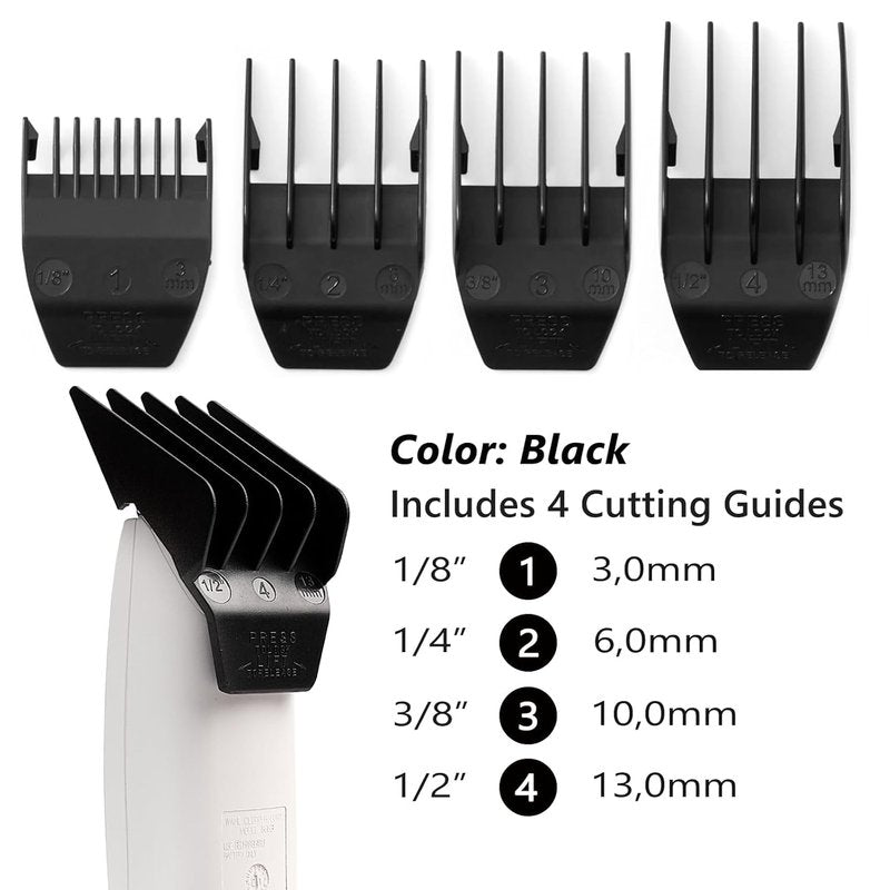Wahl Peanut Clipper Blades - Professional Replacement Blades with 4 Guards | Precision Ground, Snap-On Design