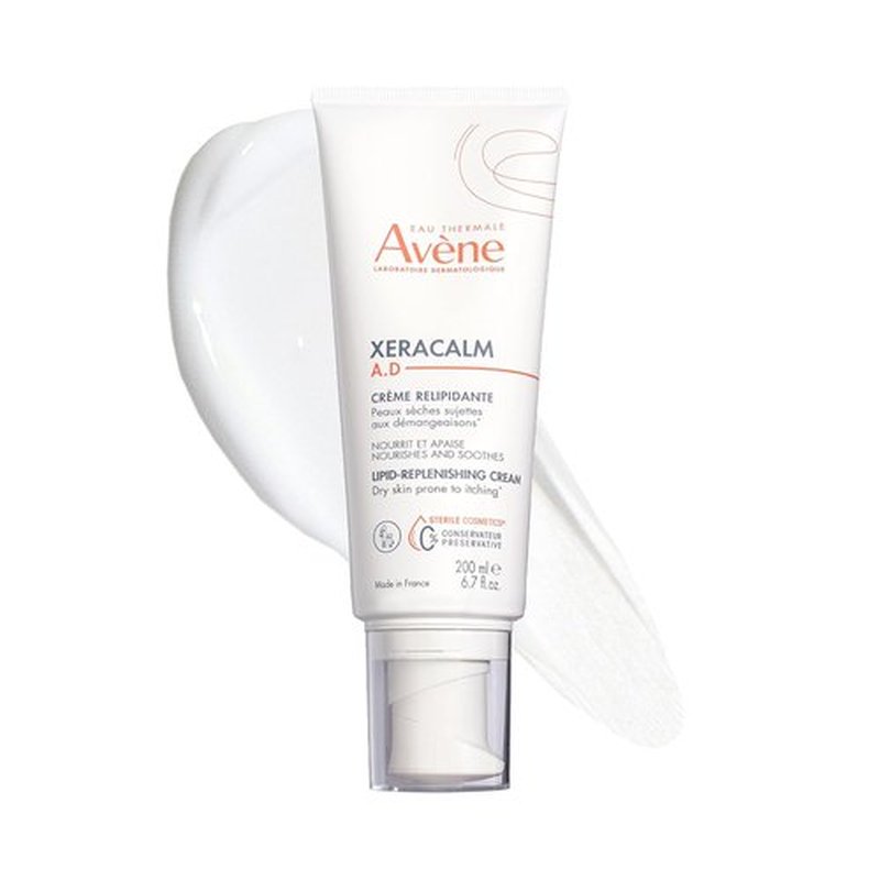 Avène XeraCalm A.D Lipid-Replenishing Cream - Restore Skin Barrier for Eczema & Dry Skin | 6.7 Oz, Fragrance-Free
