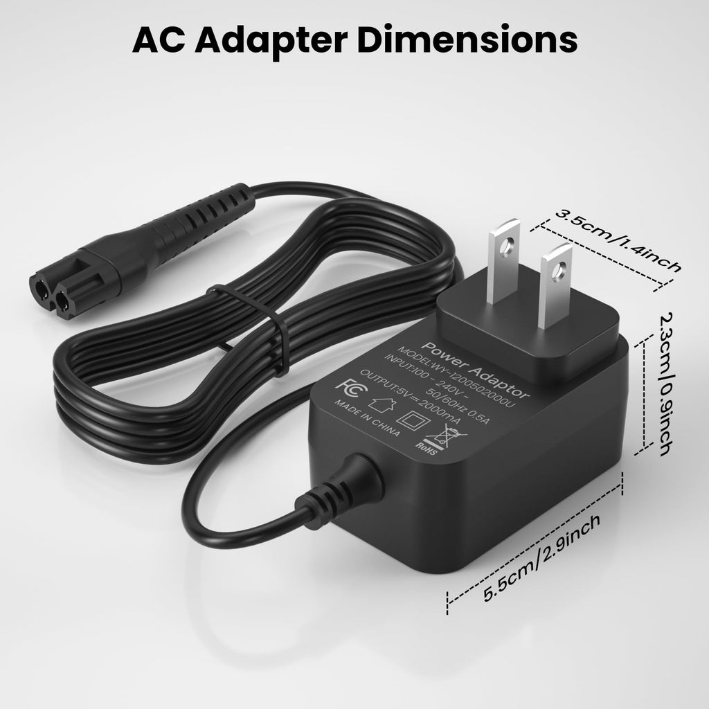 CGGXJP 5V Charger Compatible with Wahl Cordless Clippers and Trimmers
