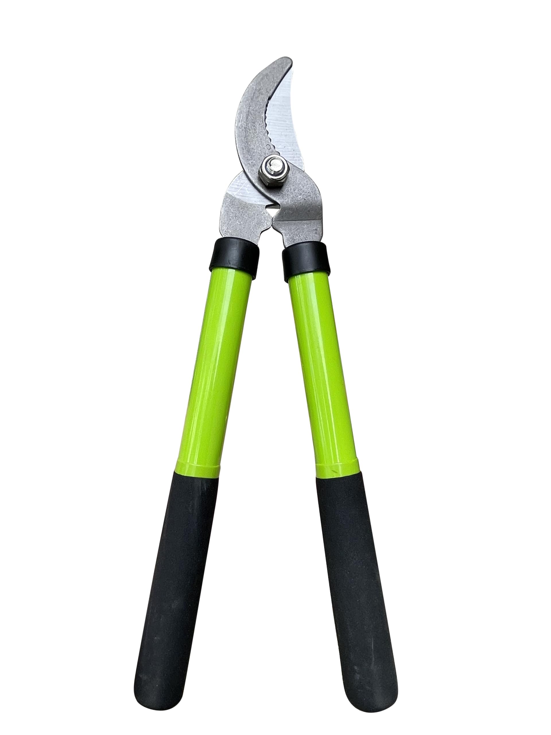 GARDEN GURU Bypass Loppers Tree Trimmer Clipper – Compact 15 inch High Carbon Steel Blade Gardening Loppers Pruning Shear - Comfort Grip Handles – Heavy Duty Branch Cutter – Cut Thick Branches w Ease