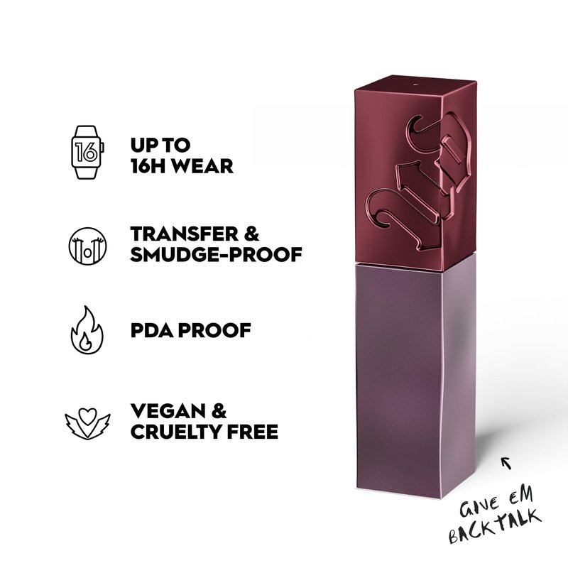 Urban Decay Vice Lip Bond - Glossy Longwear Liquid Lipstick, Transfer-Proof & Hydrating, 0.14 fl oz
