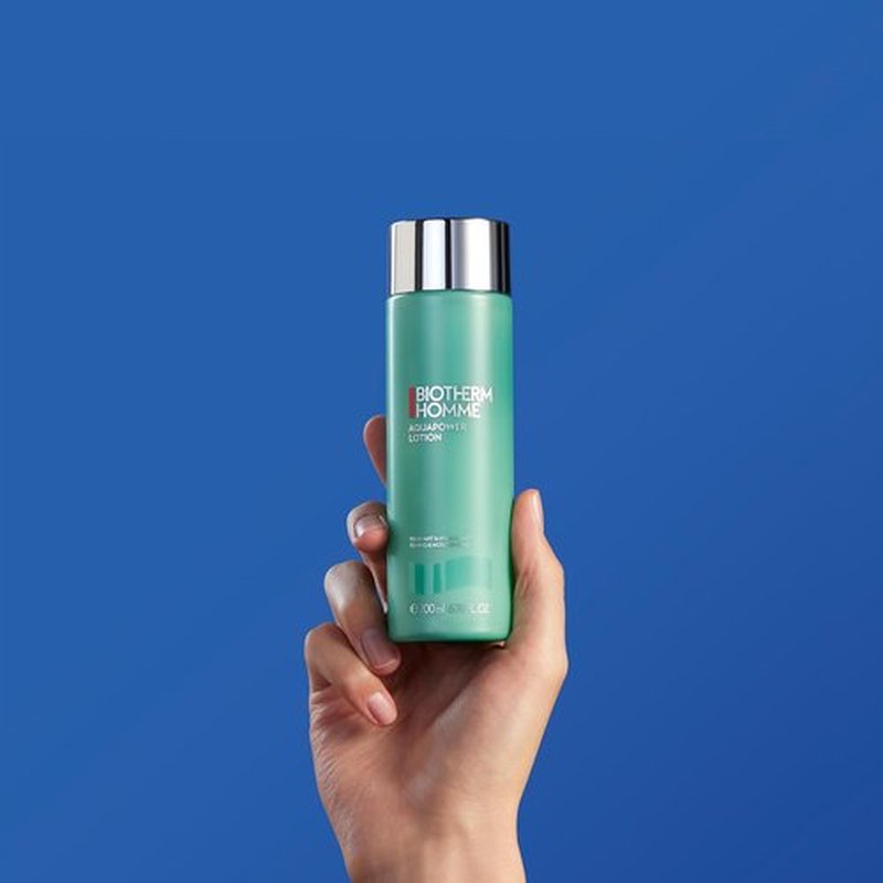 Biotherm Aquapower Face Lotion for Men - Toning & Moisturizing with Biotech Plankton | Prevents Razor Burn & Redness