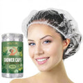 Aquior Disposable Shower Caps - 100 PCS Large Thick Waterproof Hair Caps for Women | Travel & Spa Essentials