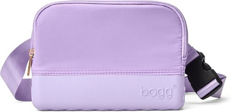 BOGG BAG - Lilac Crossbody Belt Bag - Durable Nylon with Zip Closure - 9in L x 3in W x 7in H