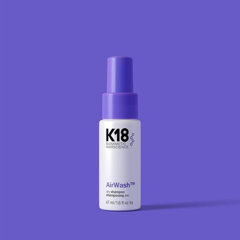 K18 AirWash™ Dry Shampoo - Non-Aerosol Formula for Balanced Scalp & Oil Control