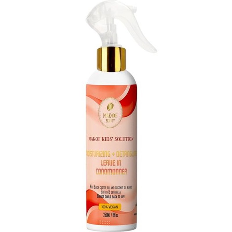 Skiennix Kids Leave-In Conditioner - Nourishing Formula with Mango Butter & Keratin | 8 Fl Oz