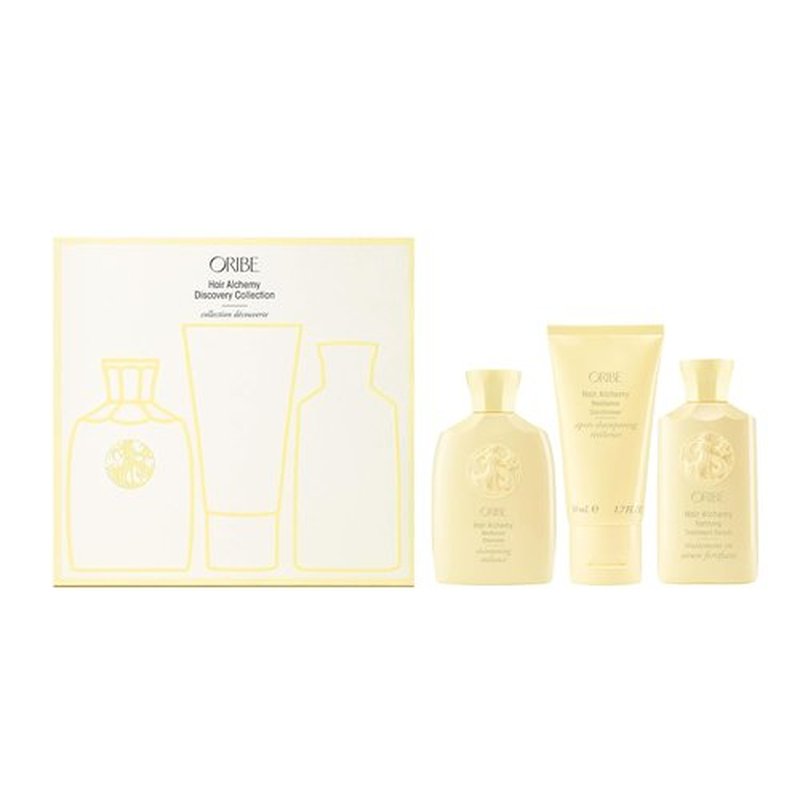Oribe Hair Alchemy Discovery Set - Travel-Size Haircare for Strengthening Weak, Fragile Hair