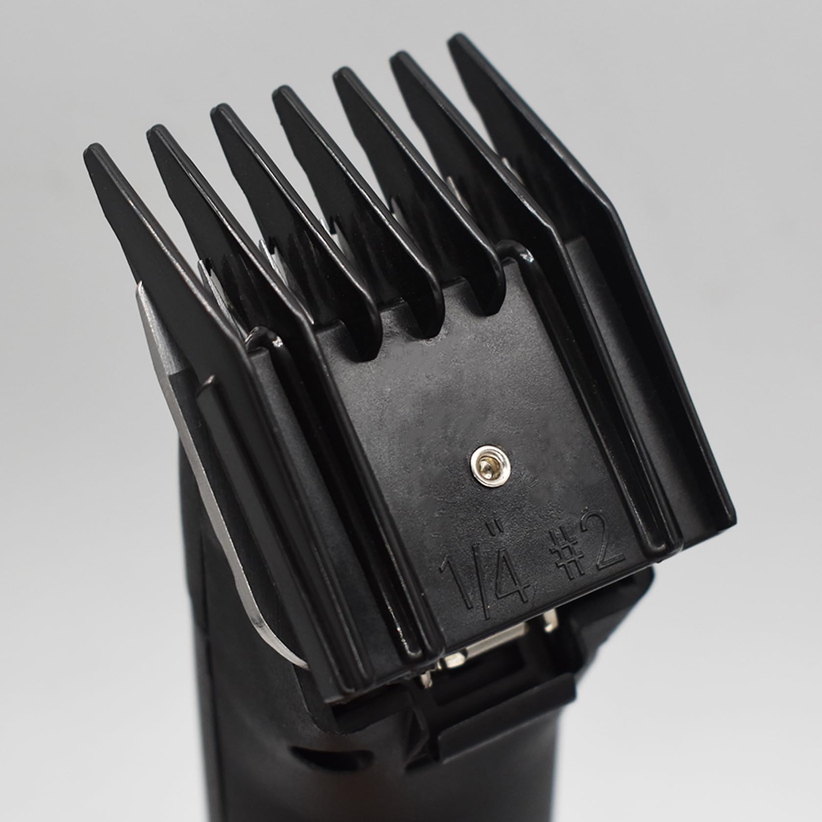 AIRERA Professional A5 Style Animal Hair Clipper Attachment Guard Guide Cutting Combs 76926-900, Compatible with Oster Classic 76 A5 Andis AG BG Wahl KM Pet Groomers (Black, #2-1/4")