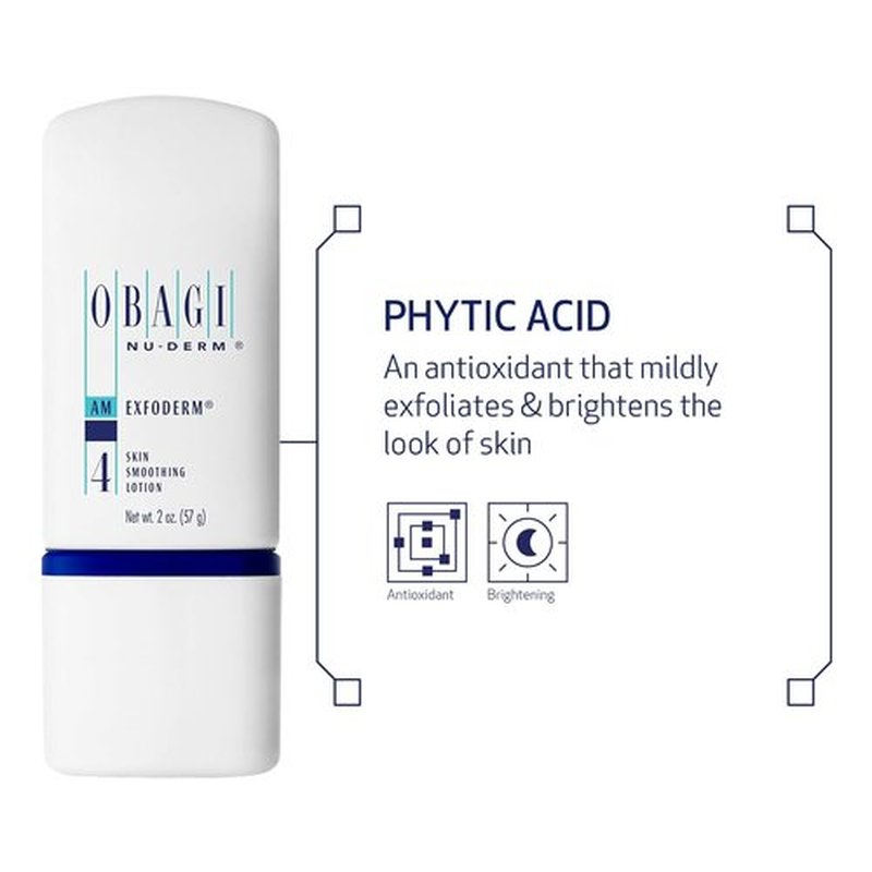 Obagi Nu-Derm Exfoderm - Lightweight Exfoliating Lotion with Phytic Acid for Normal to Dry Skin