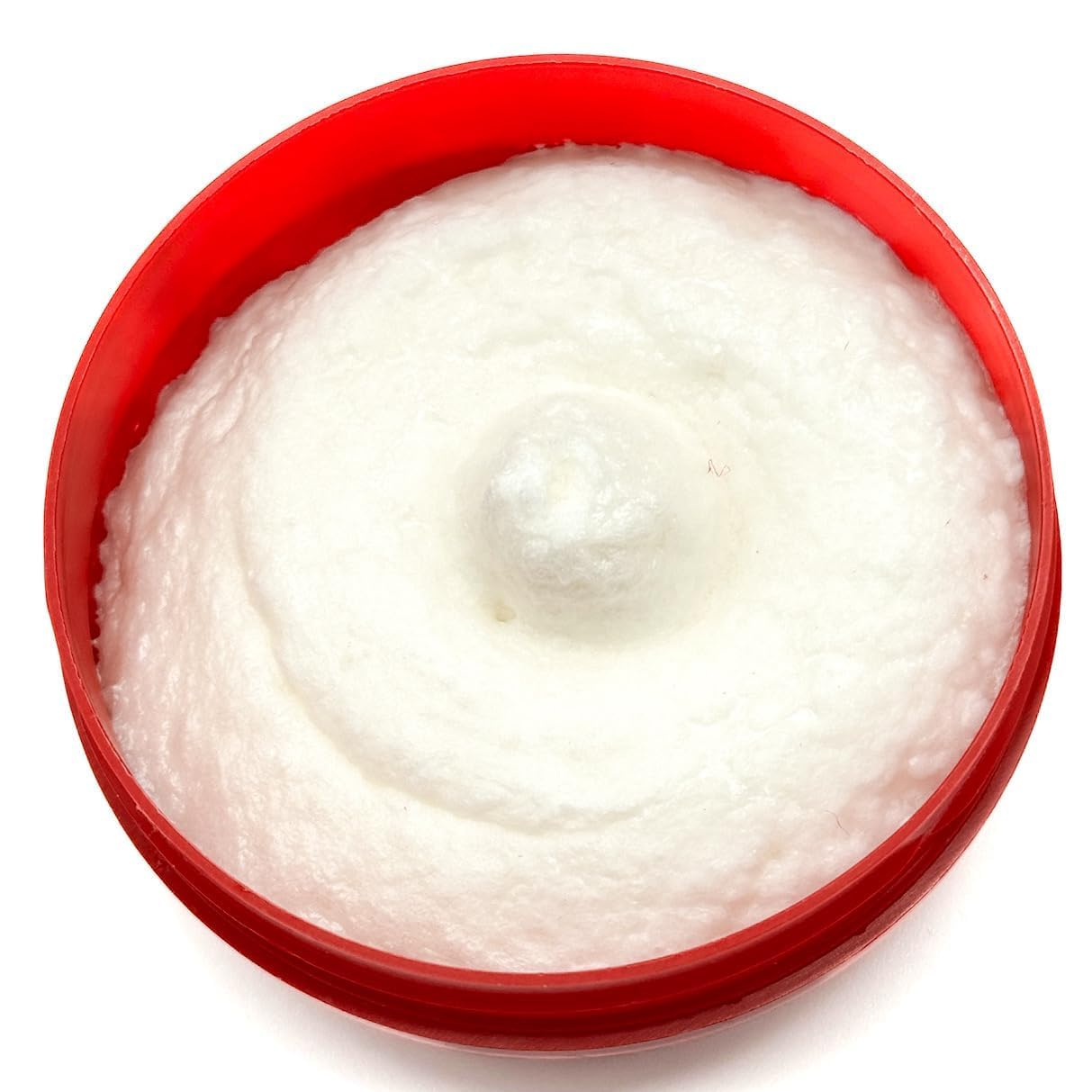TFS Ciotola Rossa Semi‑Soft Shaving Soap – Classic Almond Scent – 125 ml / 4.2 oz – Rich Vegetable‑Based Lather – Reusable Tub – Crafted in Torino, Italy (Since 1945)