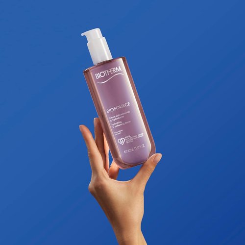 Biotherm Biosource Hydrating Toner - Softens & Cleanses Dry Skin with Biotech Plankton | 6.7 Fl. Oz.