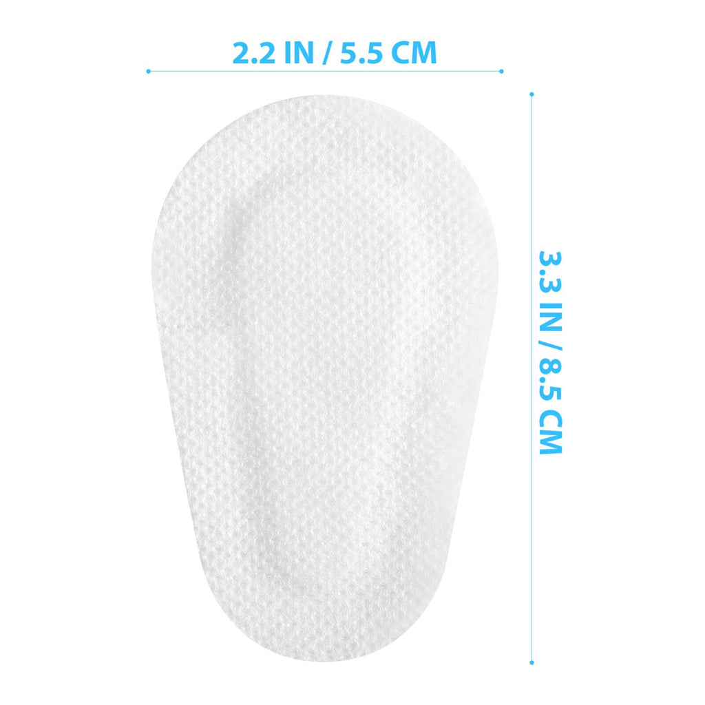 LALAFINA 20Pcs Sterile Nonwoven Eye Pads Breathable Eye Patches Soft Medical Self- Adhesive Nonwoven Wound Dressings for Adults, Random Color