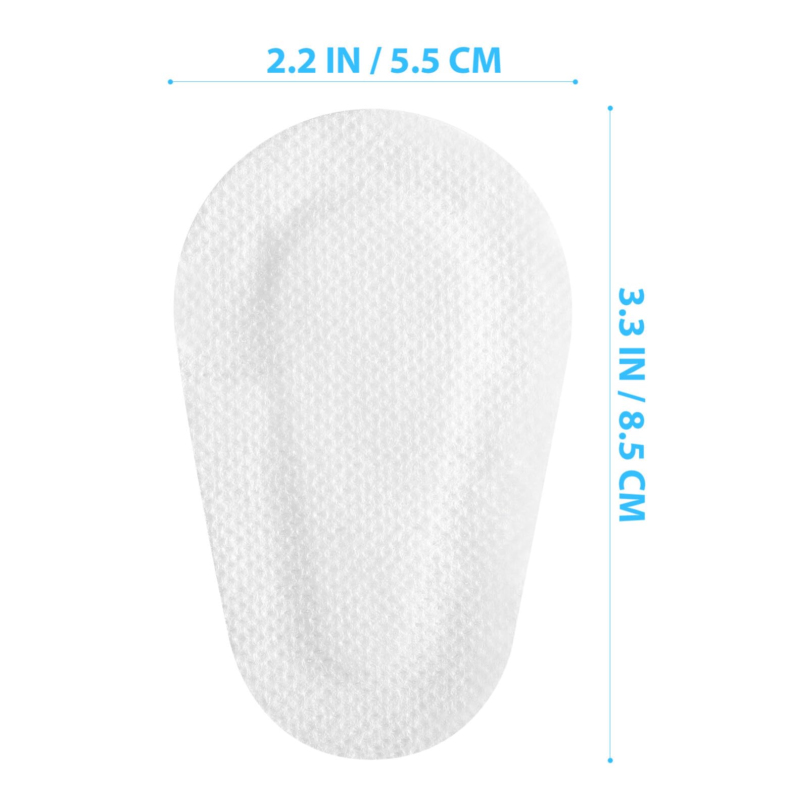LALAFINA 20Pcs Sterile Nonwoven Eye Pads Breathable Eye Patches Soft Medical Self- Adhesive Nonwoven Wound Dressings for Adults, Random Color