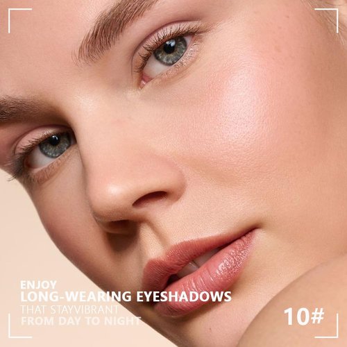 Kaely Eyeshadow Quad - Vanilla Nude Beige Matte & Shimmer Palette for Mature Skin | Pigmented & Waterproof
