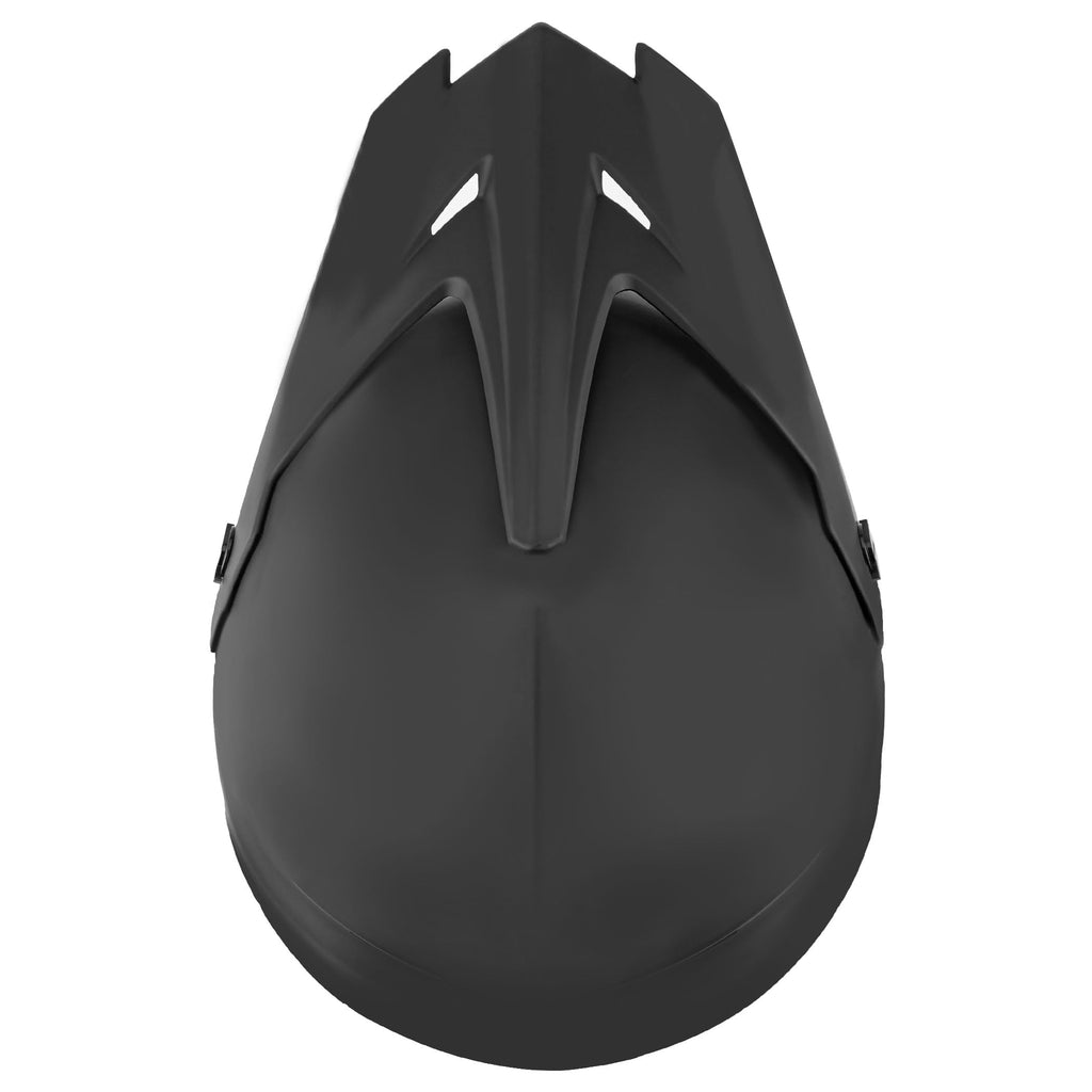 CARTMAN Matte Black Adult Full Helmet Large, DOT Approved ATV Dirt Bike