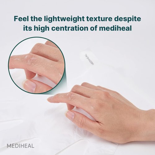 Mediheal Derma Layer Hand Mask (5 Packs) for Dry, Cracked, Roughfnessm Dullness, Damaged Skin Care with Hyaluronic Acid 3 Layers Structure