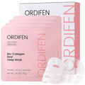 ORDIFEN Bio Collagen Real Deep Mask, Bio-Collagen Face Masks - Deep Hydrating Overnight Face Mask, Korean Skincare, 4 PCS Facial Treatments & Masks for Women - Firming & Moisturizing