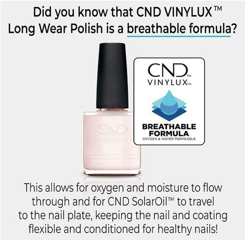 CND Vinylux Longwear Nail Polish - Above My Pay Gray with Gel-like Shine & Chip Resistance | 0.5 Fl Oz