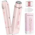 Bikini Trimmer for Women, Waterproof Bikini Shaver with Dual Head Design, Cordless Rechargeable Shaver for Women Private Area, Gentle Wet & Dry Hair Removal for Bikini Line & Underarms