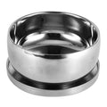 Shaving Soap Bowl with Lid for Men – Premium Stainless Steel Beard Shaving Cup, 4-Inch Deep Foam Bowl for Cream & Lather, Durable & Rust-Proof
