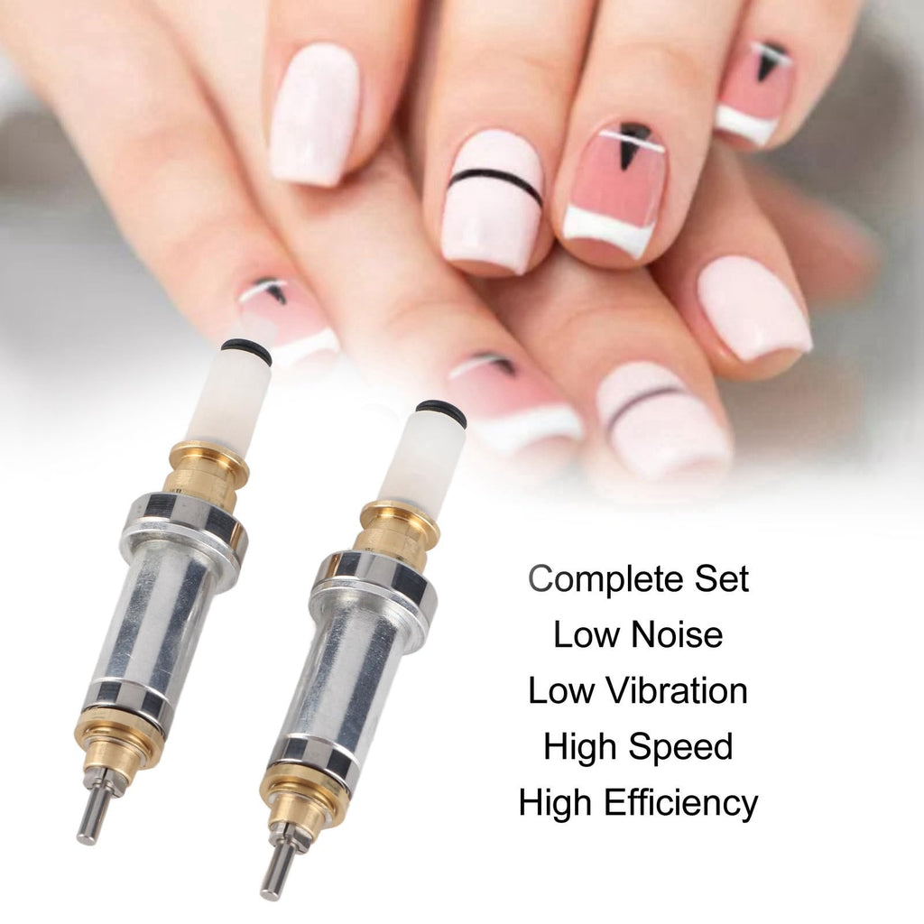 2pcs Nail Drill Spindle Complete Set Nail Polisher Handle Professional Electronic Machine Bearing