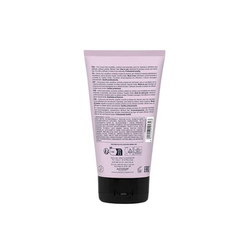 ALFAPARF MILANO Curl Cream for Curly Hair - Medium Hold & Thermal Protection - 5.22 oz / 150 ml