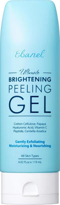 Ebanel Brightening Peeling Gel - Gentle Exfoliating Face & Body Scrub with Rice, Papaya & Hyaluronic Acid