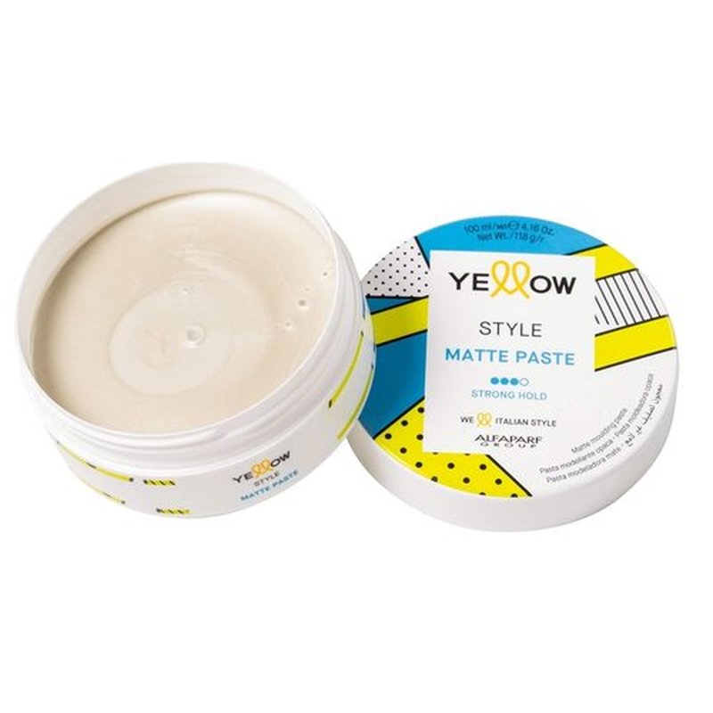 ALFAPARF MILANO - Strong Hold Hair Paste for Sculpting - Matte Finish, Long Lasting, 4.16 oz.
