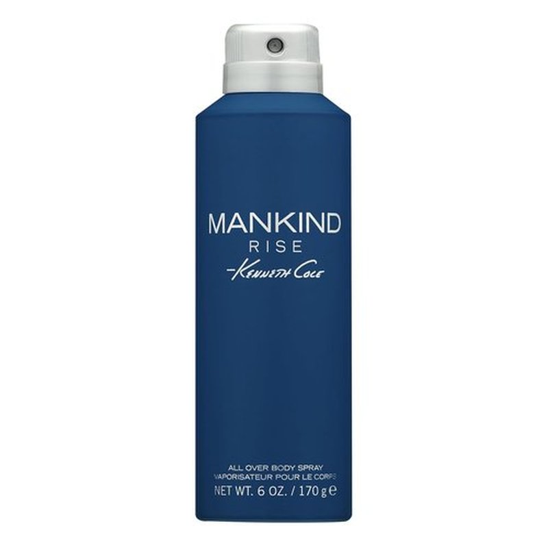Kenneth Cole Mankind Rise Body Spray - Long-Lasting Woody & Earthy Scent for Men | 6 Fl Oz