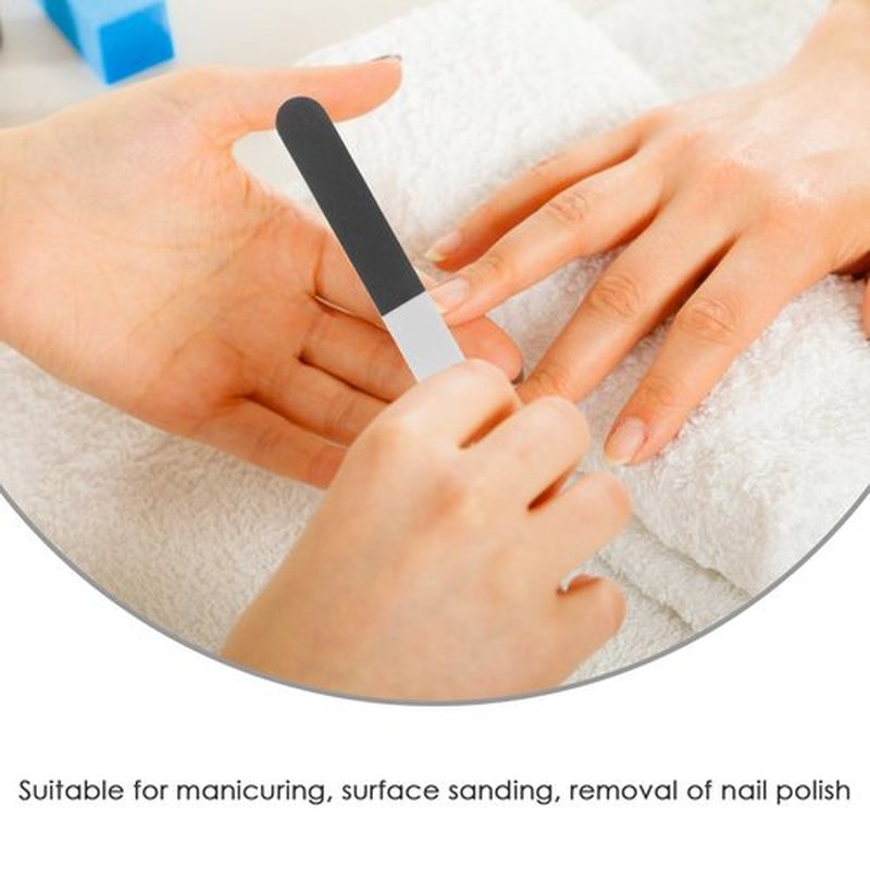 Scicalife 10pcs Nail Files Double Sided 3 Way Emery Board Nail Buffering Files Professional Care Manicure Tools for Natural Acrylic Fake Nails Home and Salon
