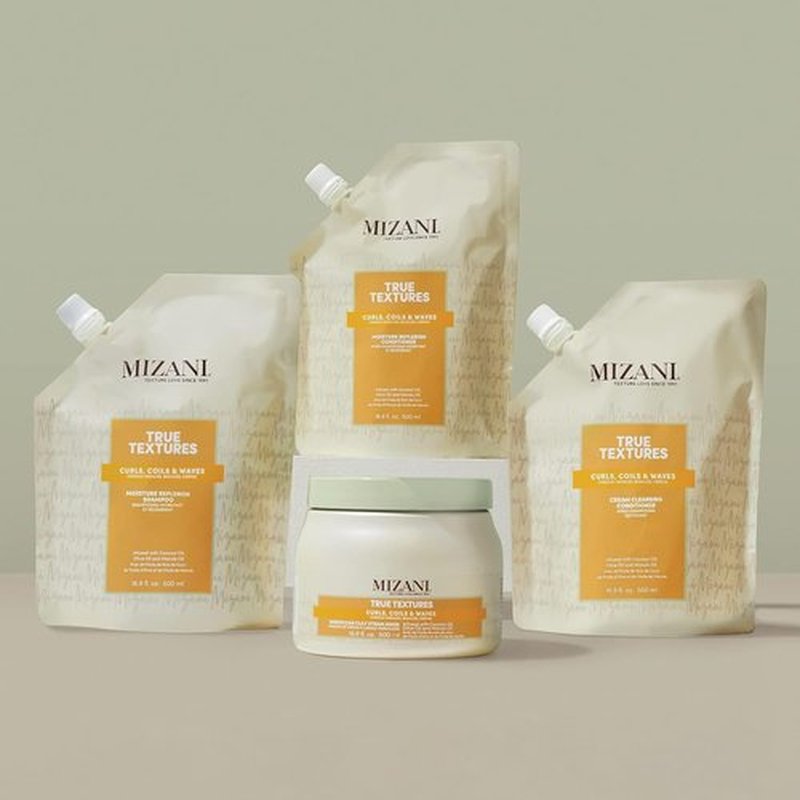 Mizani True Textures Moisture Replenish Conditioner - Deep Hydration for Curly Hair | Silicone-Free, Paraben-Free, 13.5 oz