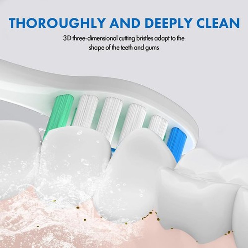 Philips Sonicare Replacement Toothbrush Heads - 10 Pack Soft Electric Brush Heads for Optimal Plaque Control | Compatible with HX9023/65 Series