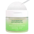 FreeGo Calm Heartleaf Daily Soothing Pad (100 Pads), K-Beauty Korean Skincare Facial Toner Pads for Sensitive or Pimple-Prone Skin, Instant Soothing Skin Repair, Korean Skin Care for Dark Spots
