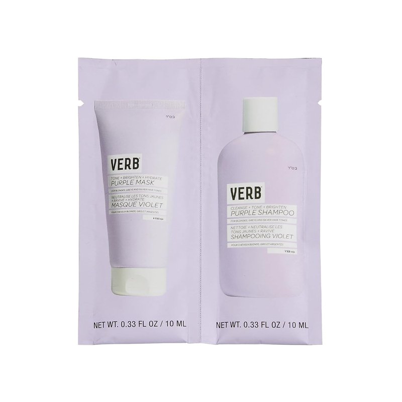 Verb Purple Shampoo - Vegan Toning Shampoo for Blonde, Grey & Silver Hair - Sulfate & Paraben Free