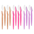 Facial Dermaplane Razor for Women Face - Eyebrow Razor Face Shaver Kit Dermaplaning Tool for Peach Fuzz Removal, Facial Hair Removal for Women and Men, 12 Pcs