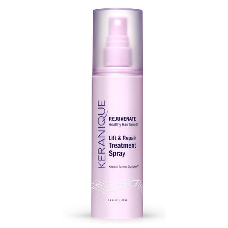 Keranique Lift & Repair Treatment Spray - Keratin Amino Complex for Volume & Split End Repair | 2x3.4 Fl Oz