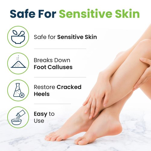 Foot Cure Foot Care/Exfoliator & Callus Remover Pedicure Set – Includes Foot File for Dead Skin, Tea Tree Oil Foot Soak Salts, Urea Cream 40 Percent & Foot Callus Removal Gel & Tea Tree Oil Foot Balm