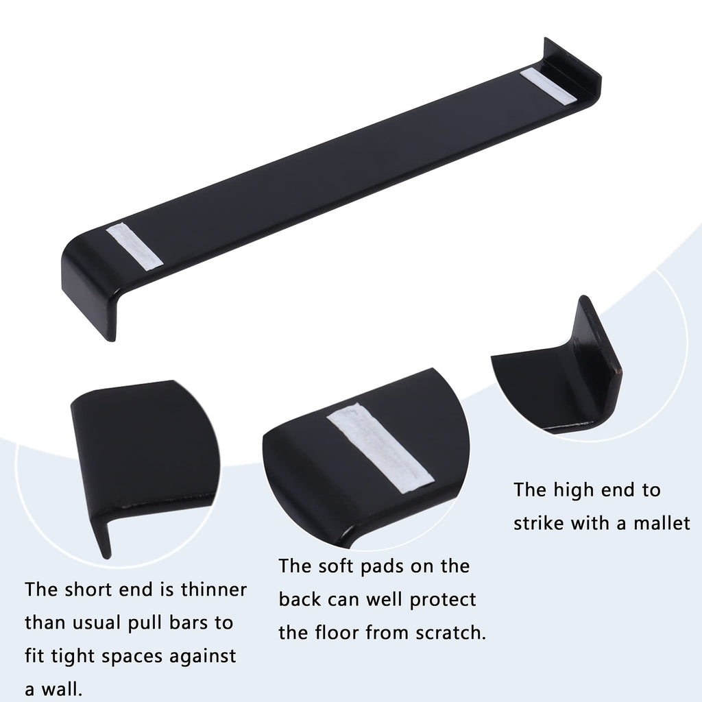 Updated Version Pull Bar for Laminate Plank, Vinyl Plank and Wood Flooring Installation,Pro Laminate Flooring Pull Bar 13inch