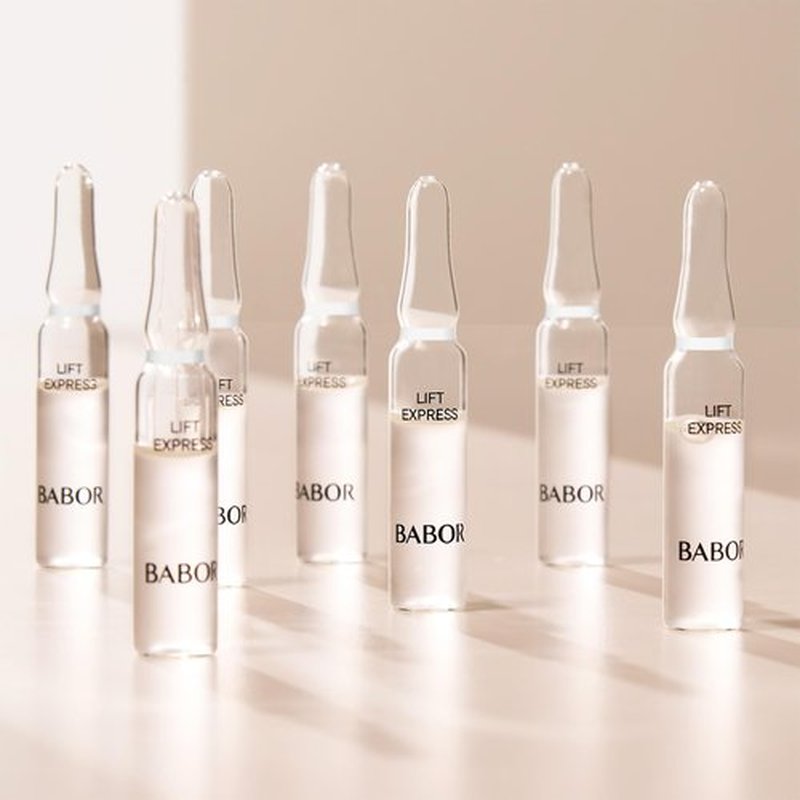 BABOR Lift Express Ampoule Concentrate, Instant Lifting Effect Fills Lines and Wrinkles Up To 6 Hours, Smoothing Skincare Capsule, Anti Aging Serum, Increase Firming & Elasticity, 7 Treatments