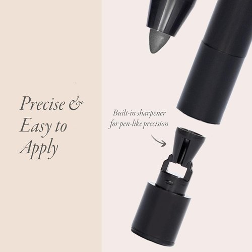 PÜR MINERALS On Point Eyeliner Pencil - Long-Lasting Waterproof & Smudge-Proof | High-Pigmented Eye Makeup for Bold Lines