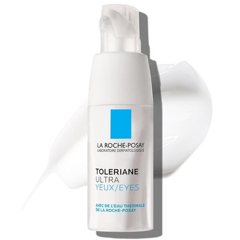 La Roche-Posay Toleriane Dermallergo Eye Cream - Soothing Repair Moisturizer for Sensitive Skin, Fragrance-Free