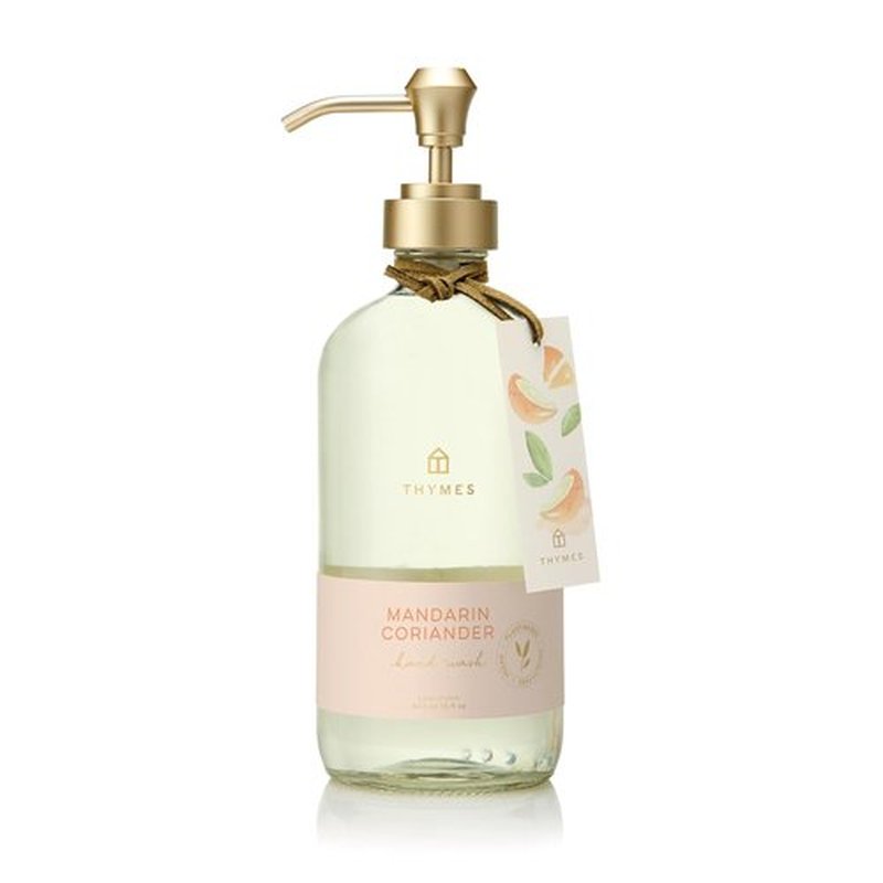 Thymes Hand Wash - Mandarin Coriander Scent - 15 Fl Oz | Luxurious Moisturizing Formula