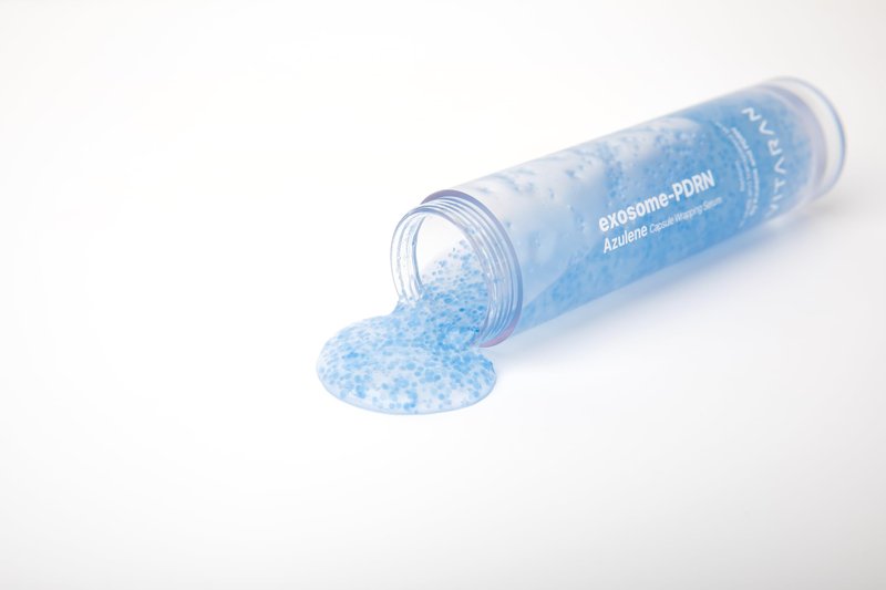 VITARAN exsome PDRN AZULENE CAPSULE WRAPPING SERUM, The rejuvenation energy of the original salmon PDRN. Azulene's skin calming effect, completion of glowing skin. Korean skincare