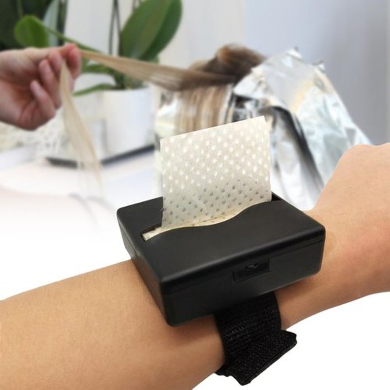 Hair Curling Paper 180Pcs Perm Papers Wristband Perm Paper Box Ultra Thin Hair Perm Paper for Salon Barber Shop Home Hair Perms Papers