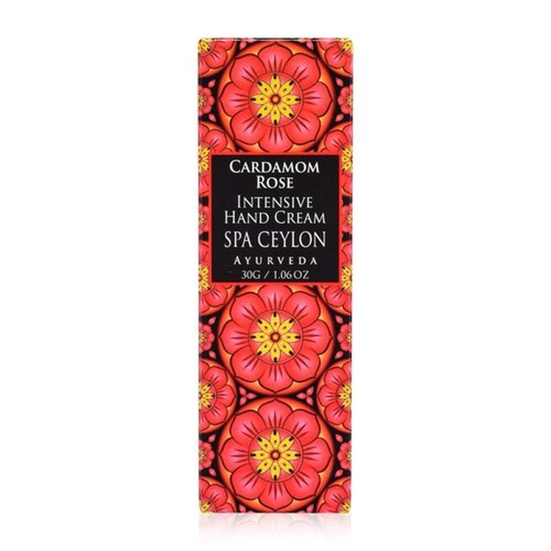 SPA CEYLON CARDAMOM ROSE Intensive Hand Cream | Revitalizing | Vitamin-Rich | 100% Vegetarian | Suitable for all skin types